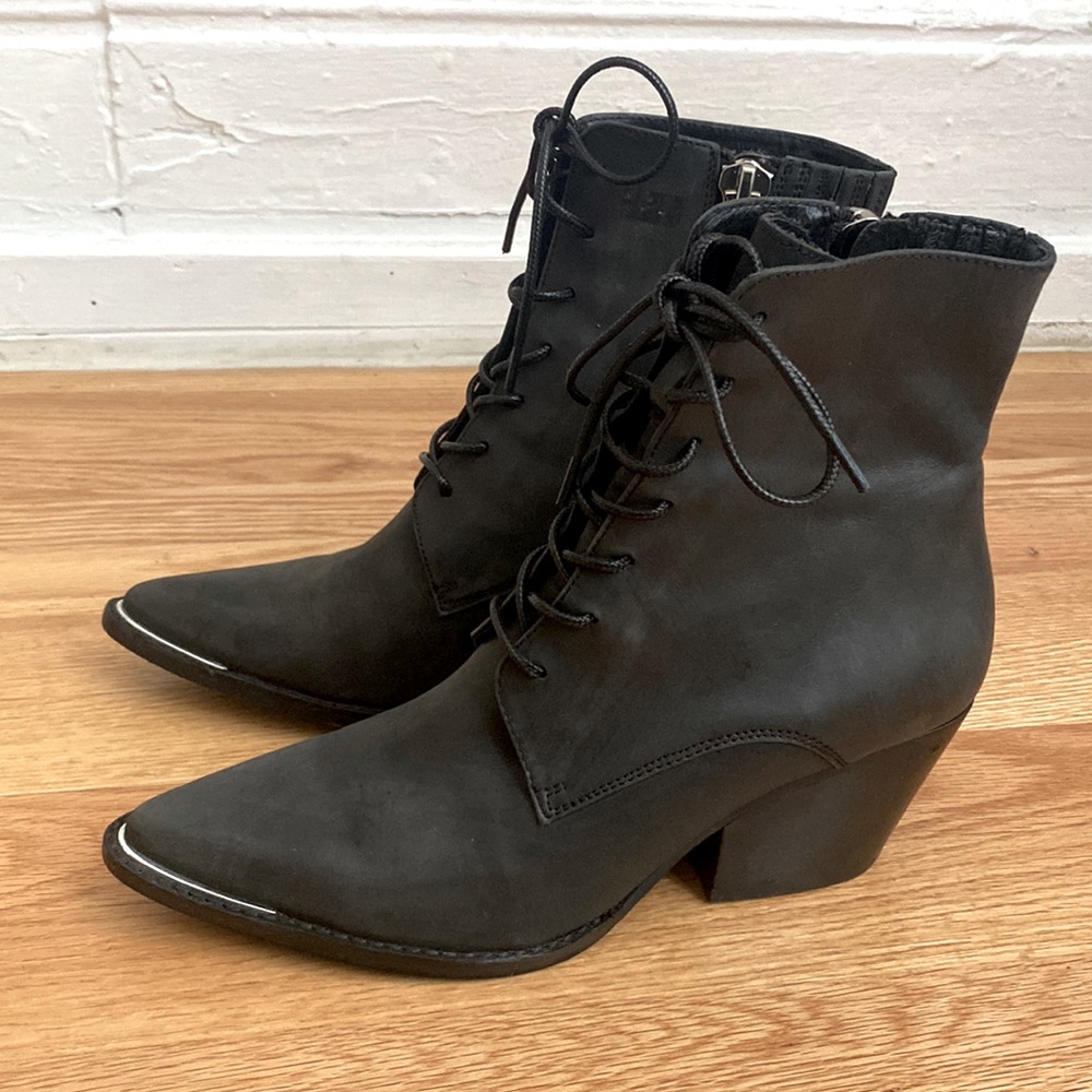 Jeffrey Campbell - Distressed Faded Black Sulli Bootie - Size 7.5